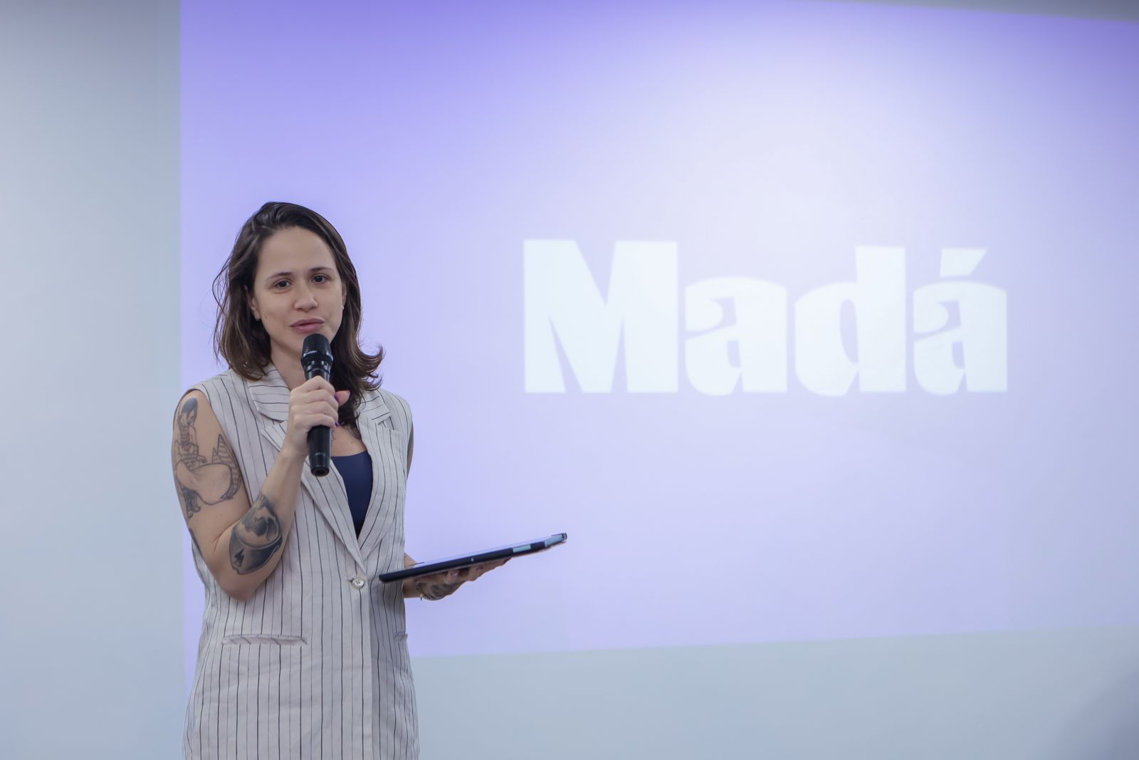 Opening of the launch event.