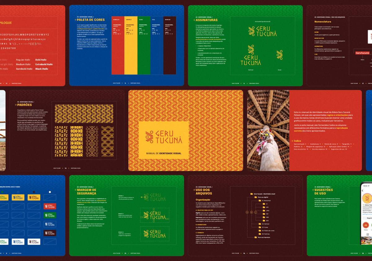 Overview of the visual identity manual.