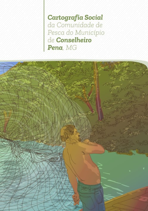 Cover of the Social Cartography booklet of the Conselheiro Pena (MG) fishing community.
